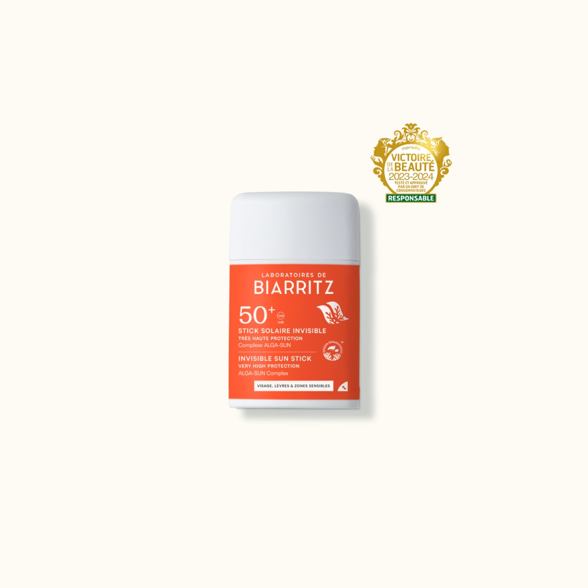 Stick solaire invisible SPF50+ - Laboratoires de Biarritz